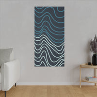 Wiggle Waves Matte Canvas