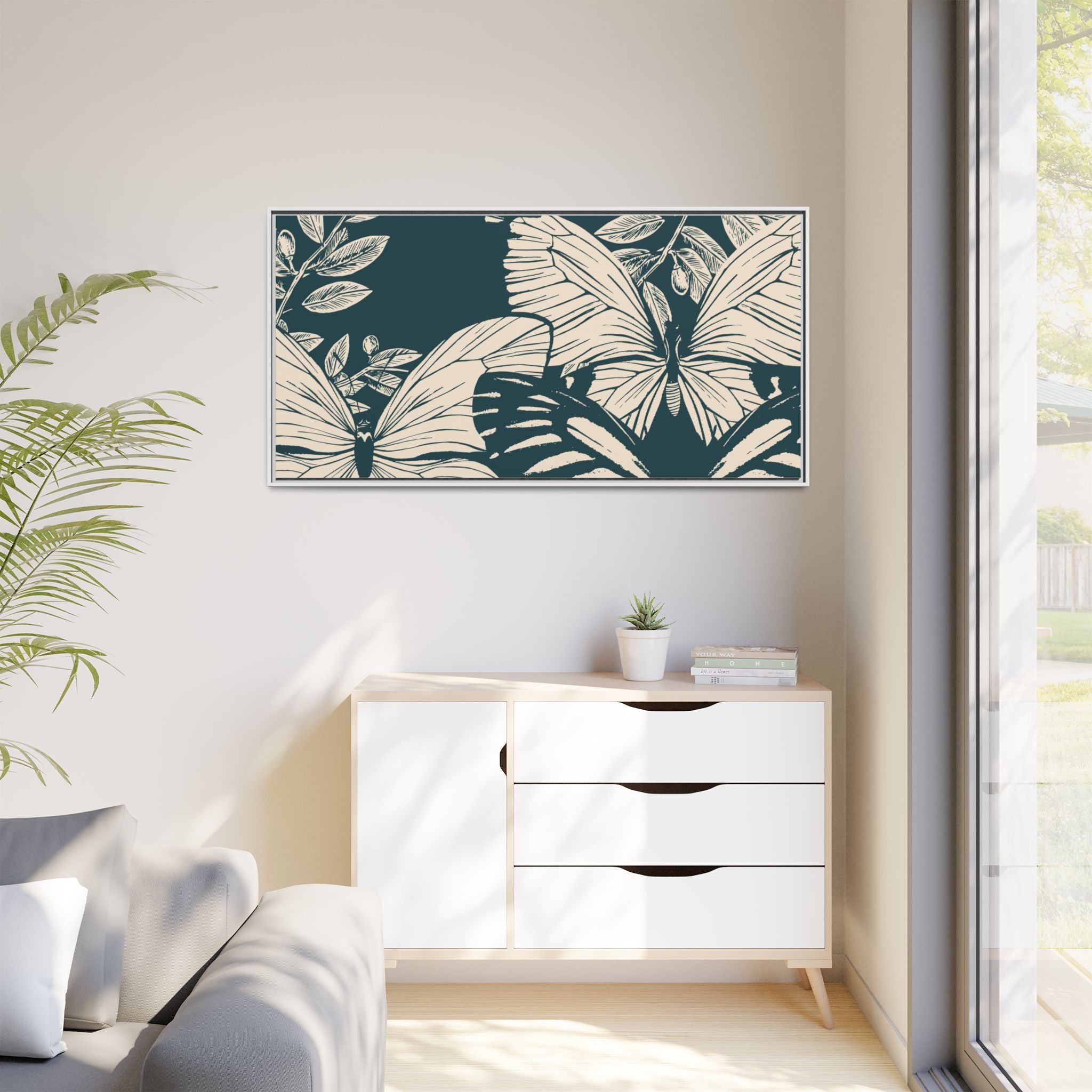 Butterflyscape Matte Canvas