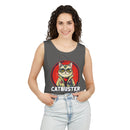 Catbuster Unisex Garment-Dyed Tank Top - Esmeralda Ecostore