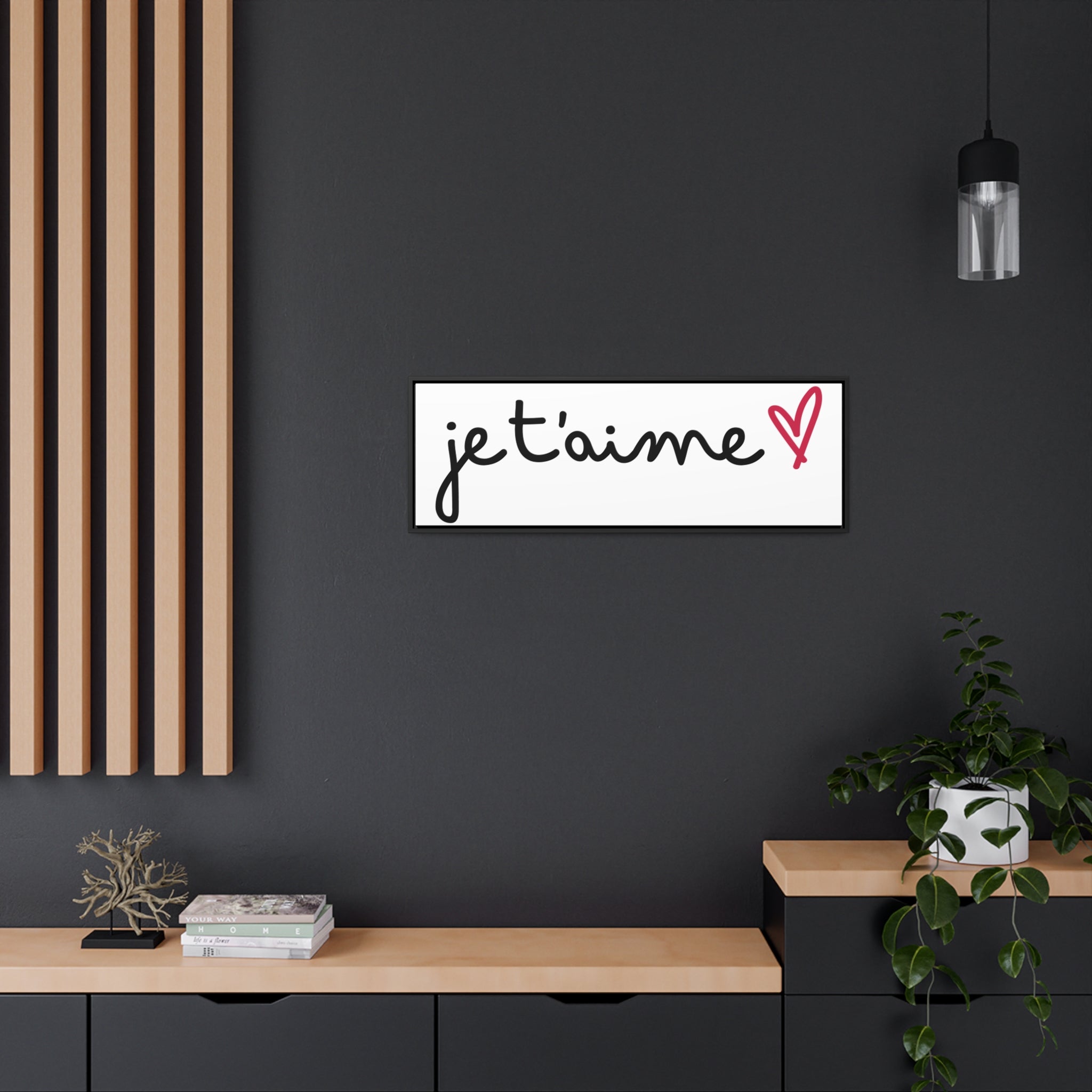 Je t'aime Gallery Canvas Wraps