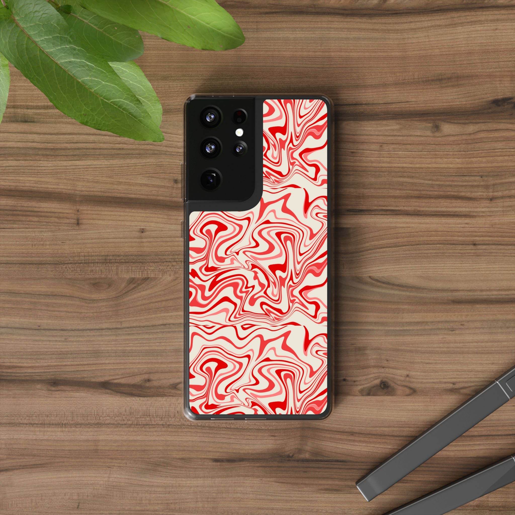 Lava Flow Sustainable Phone Clear Cases - Esmeralda Ecostore