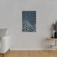 Wiggle Waves Matte Canvas