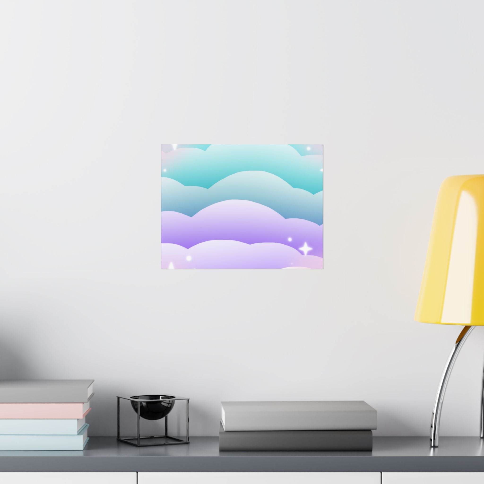 Cloudscape Matte Horizontal Posters - Esmeralda Ecostore