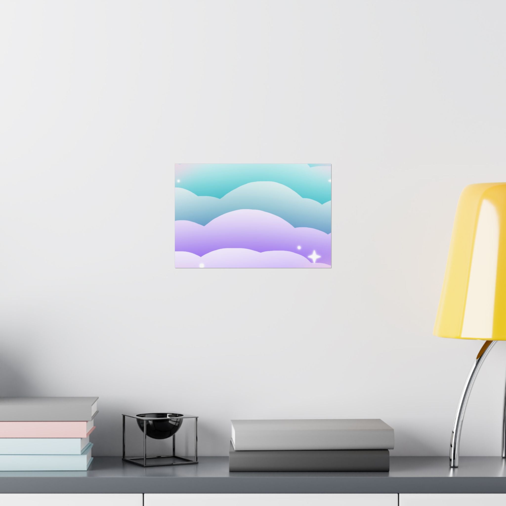 Cloudscape Matte Horizontal Posters