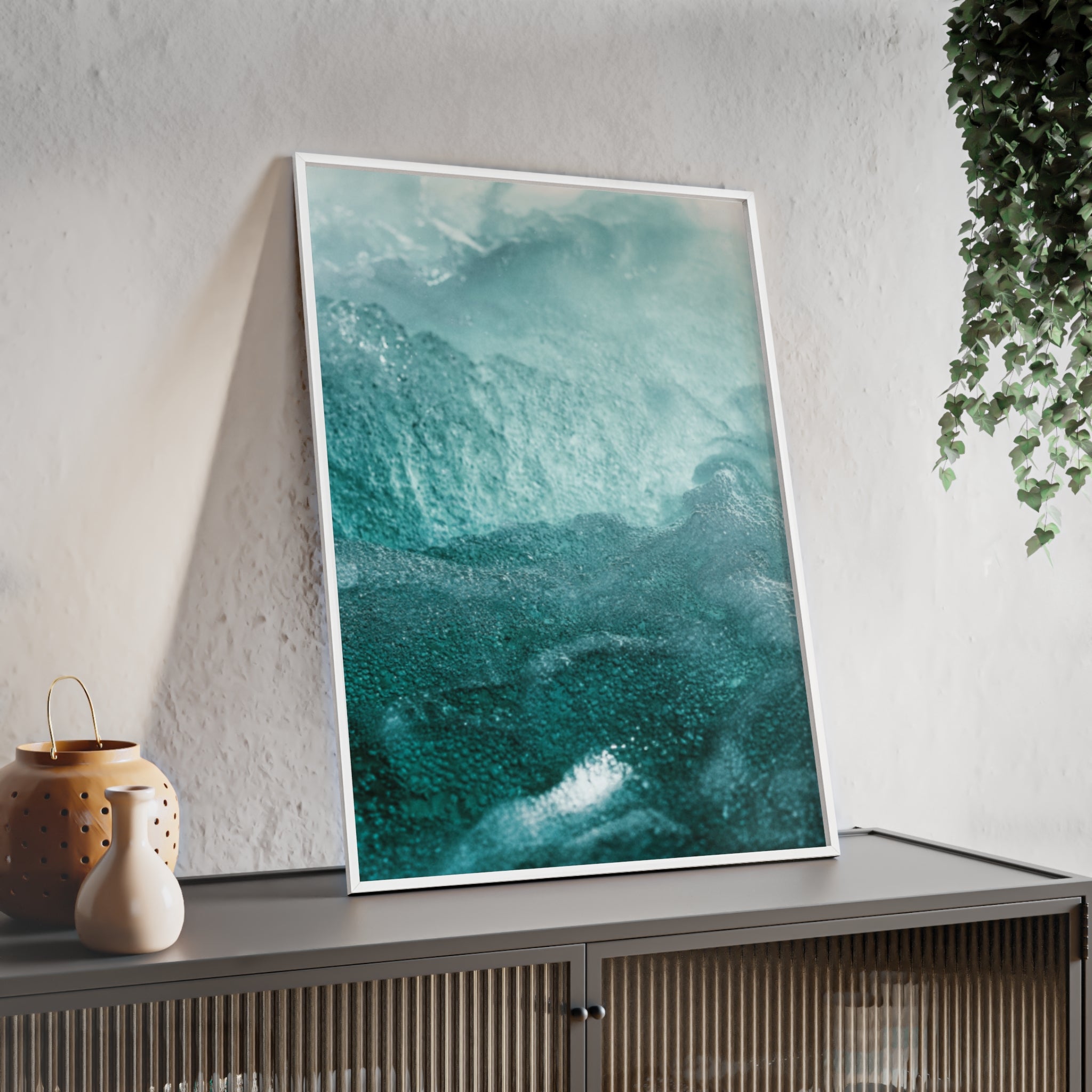 Submerged Posters with Wooden Frame