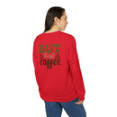 But First Coffee Adidas Unisex Fleece Crewneck Sweatshirt - Esmeralda Ecostore