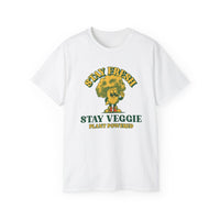 Stay Veggie Unisex Ultra Cotton Tee - Esmeralda Ecostore