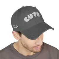 Cute Distressed Dad Hat (Embroidery) - Esmeralda Ecostore