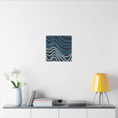 Wiggle Waves Matte Canvas Stretched Multi-Size - Esmeralda Ecostore