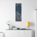 Wiggle Waves Matte Canvas Stretched Multi-Size - Esmeralda Ecostore