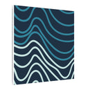 Wiggle Waves Matte Canvas Stretched Multi-Size - Esmeralda Ecostore