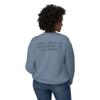 Funny Unisex Lightweight Crewneck Sweatshirt
