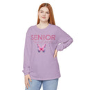 Senior Class of 2026 Butterfly Unisex Garment-Dyed Long Sleeve T-Shirt