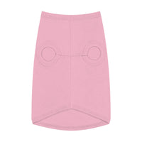 Printify pink dog tank top with harness openings for small pets eco-friendly pet tank top