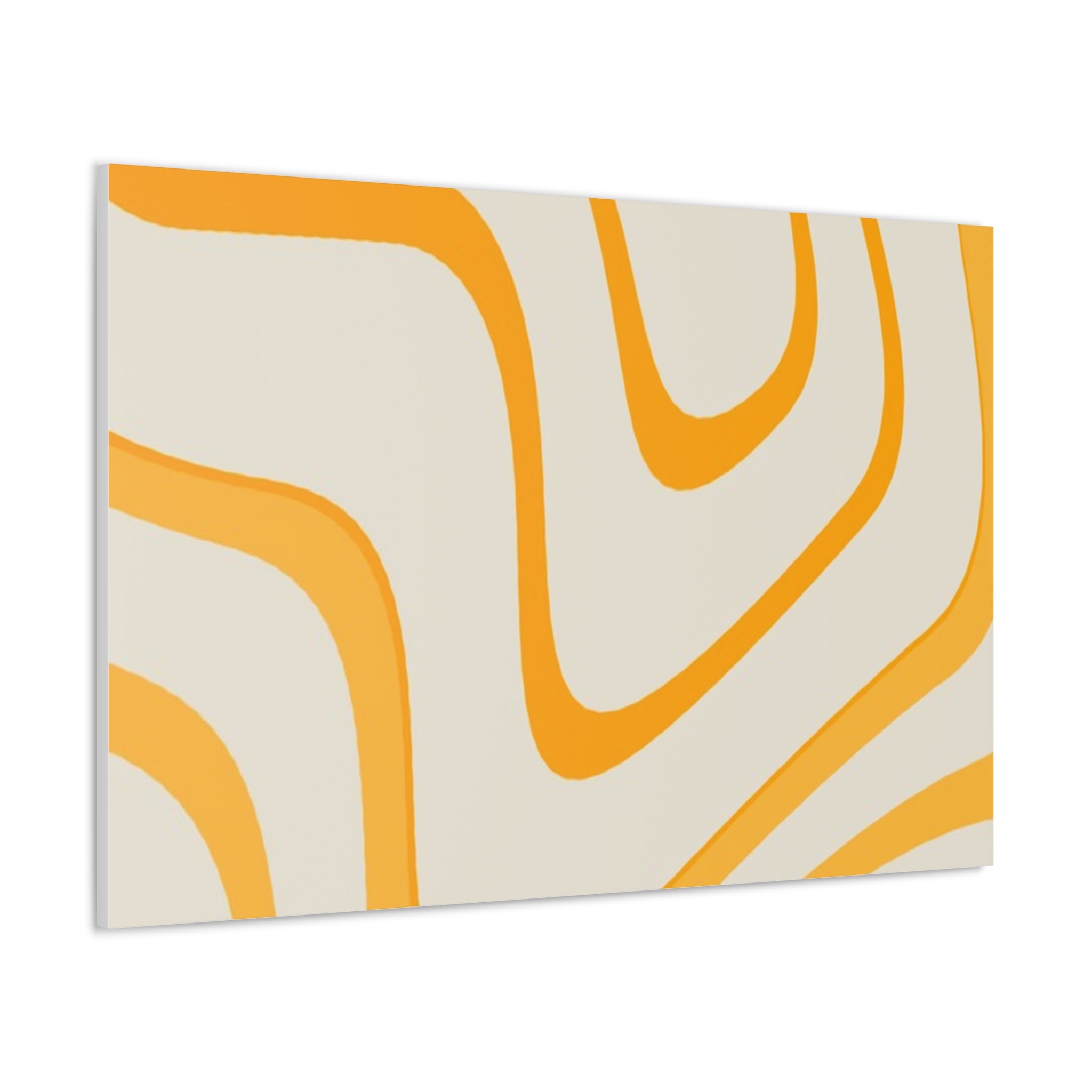 Golden Flow Canvas Gallery Wraps