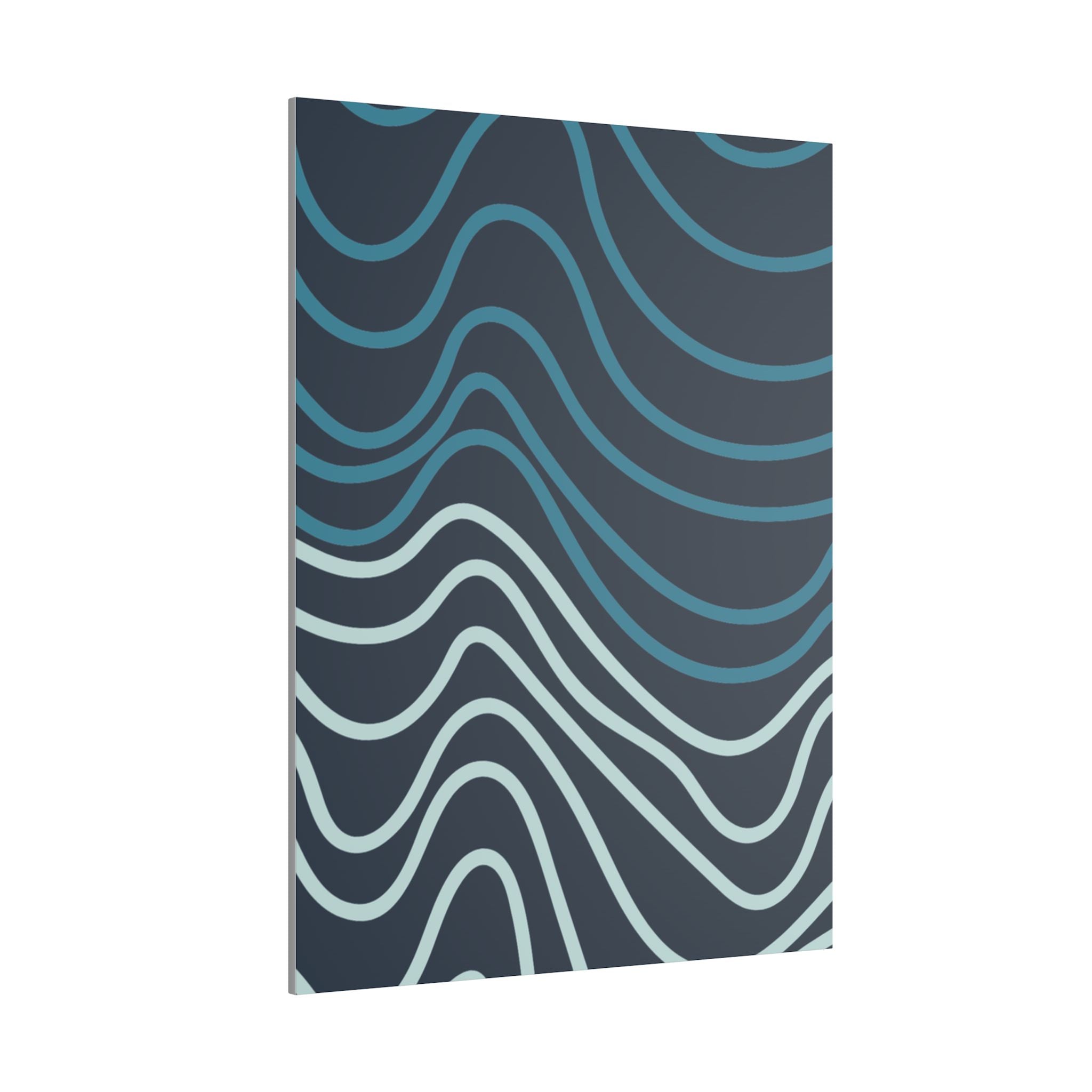 Wiggle Waves Matte Canvas