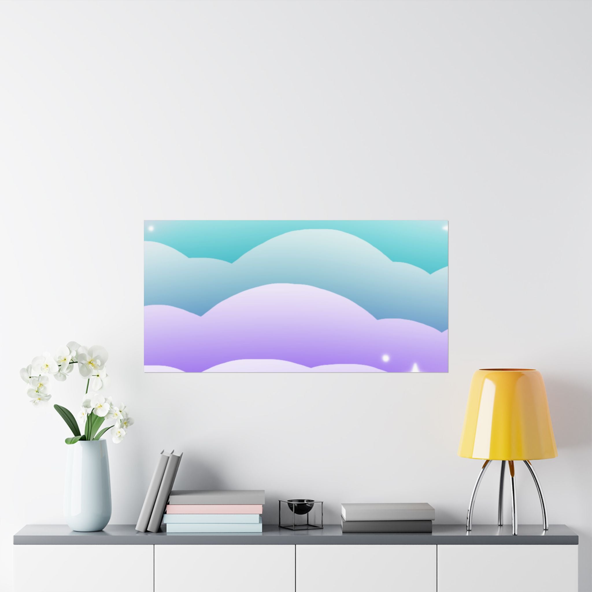 Cloudscape Matte Horizontal Posters