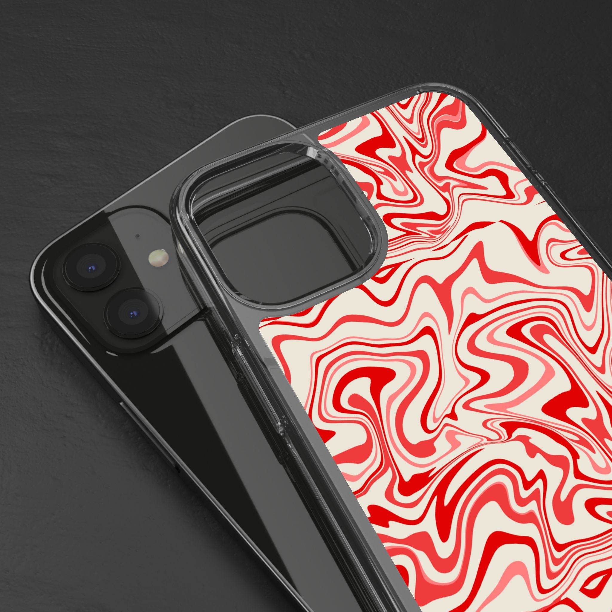 Lava Flow Sustainable Phone Clear Cases - Esmeralda Ecostore