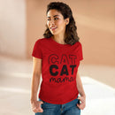 Cat Mama Women's Midweight Cotton Tee