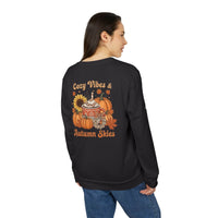 Cozy Autumn Adidas Unisex Fleece Crewneck Sweatshirt