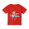 Aviator Bear Heavy Cotton™ Toddler T-shirt - Esmeralda Ecostore
