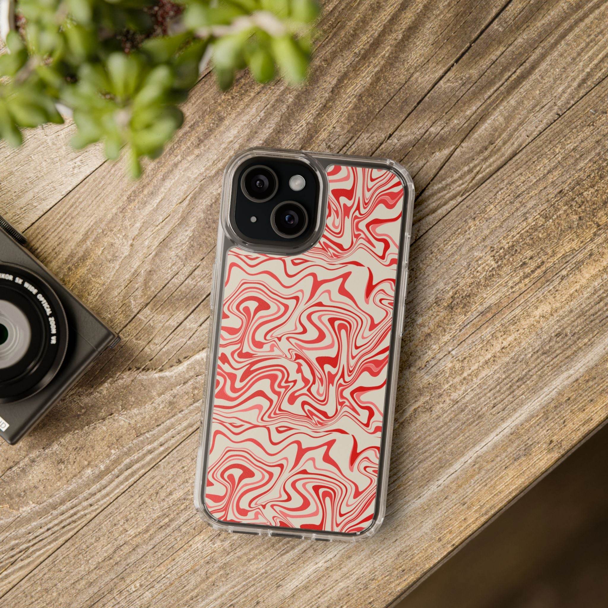 Lava Flow Sustainable Phone Clear Cases - Esmeralda Ecostore