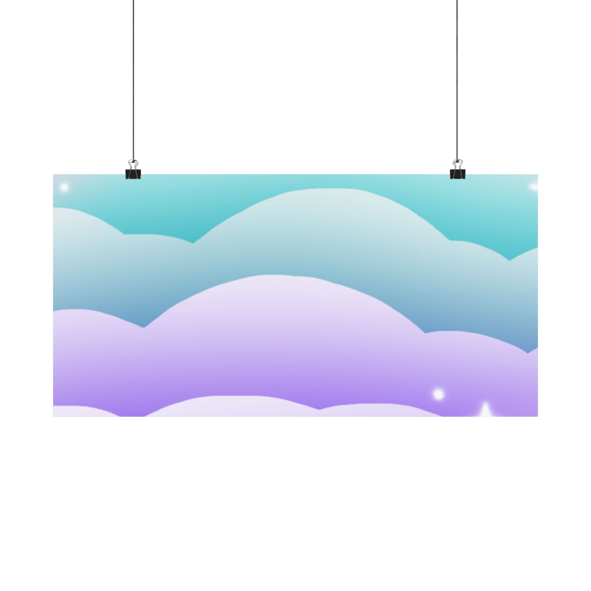 Cloudscape Matte Horizontal Posters