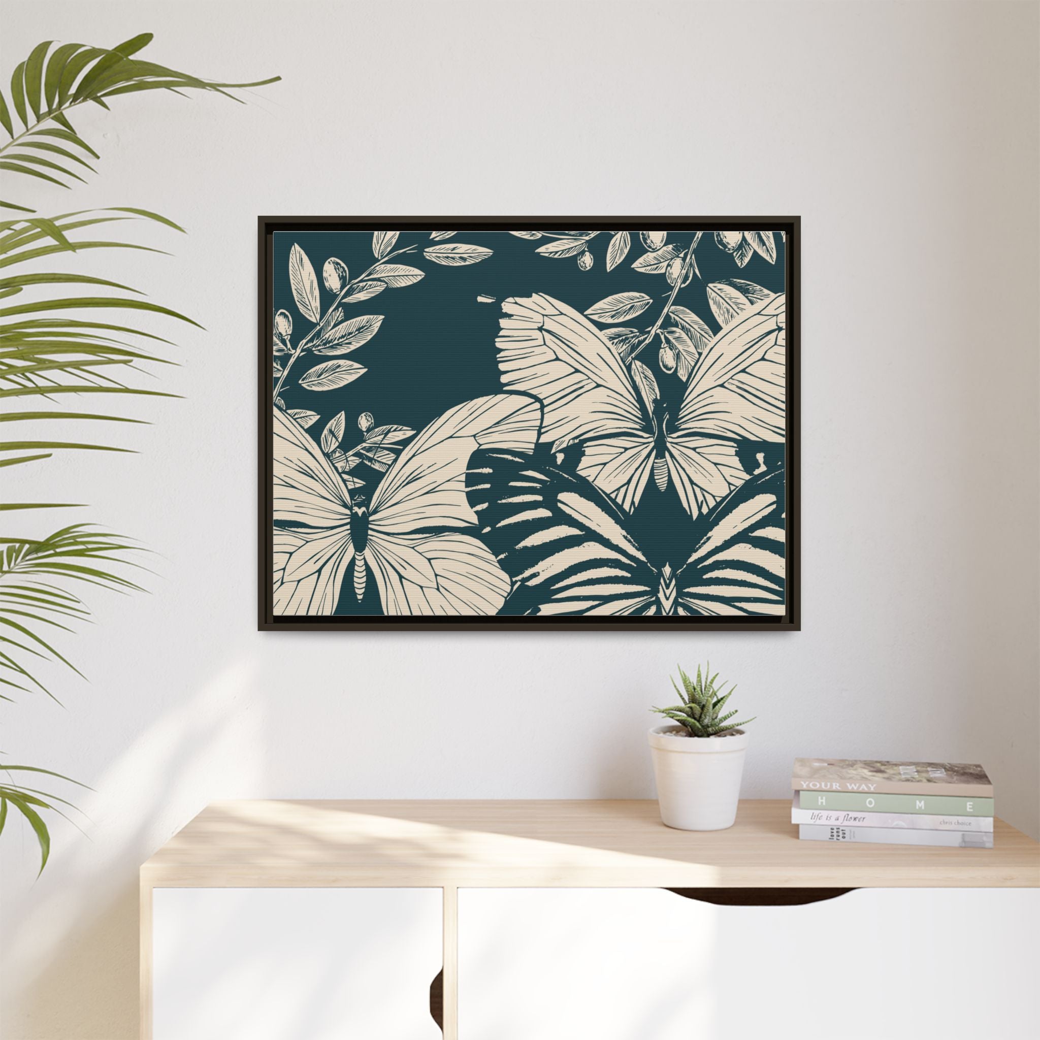 Butterflyscape Matte Canvas