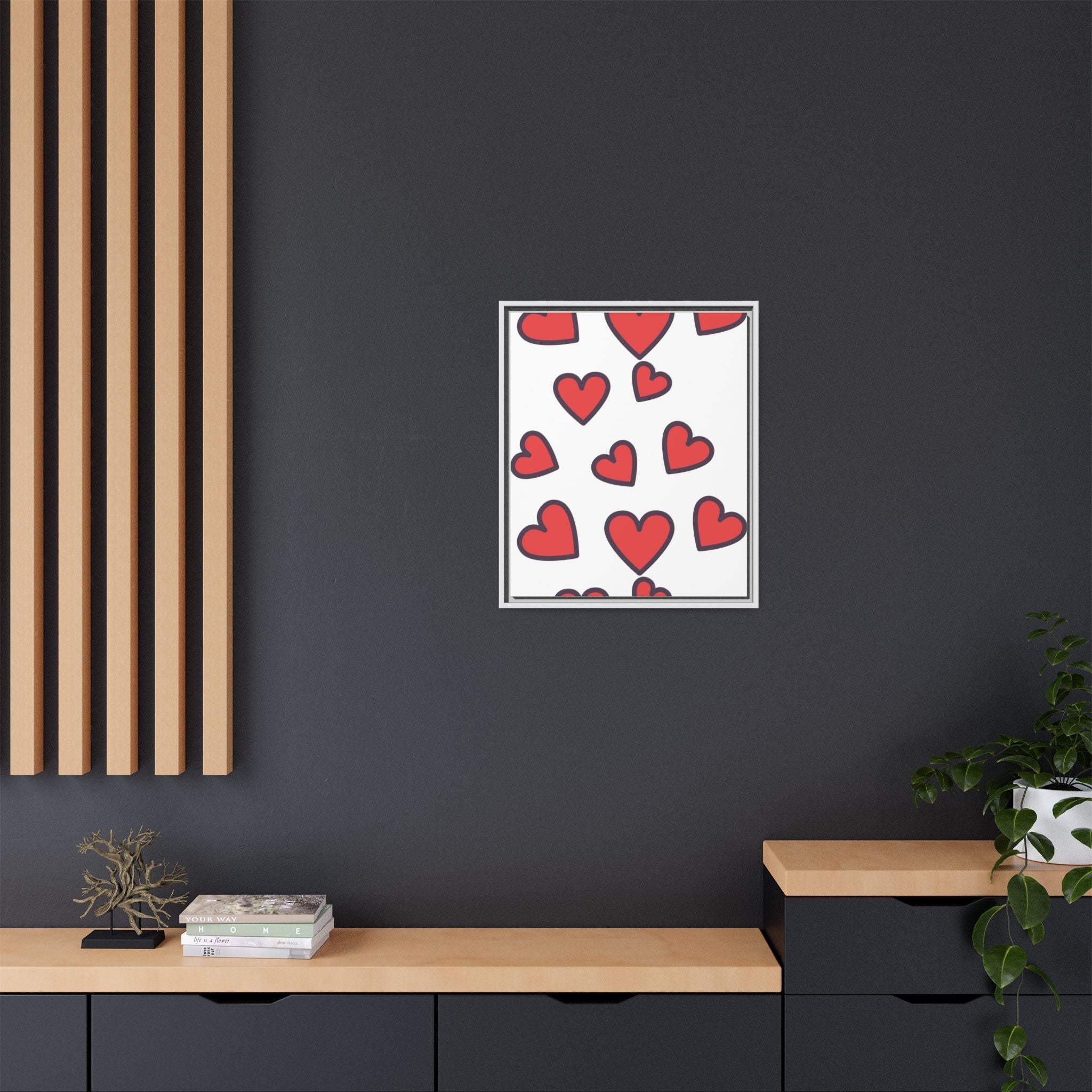 Heartbeat Matte Canvas