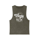 Vacay Mode Unisex Stonewash Tank Top