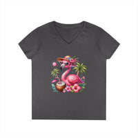 Tropical Chill Ladies's V-Neck T-Shirt - Esmeralda Ecostore