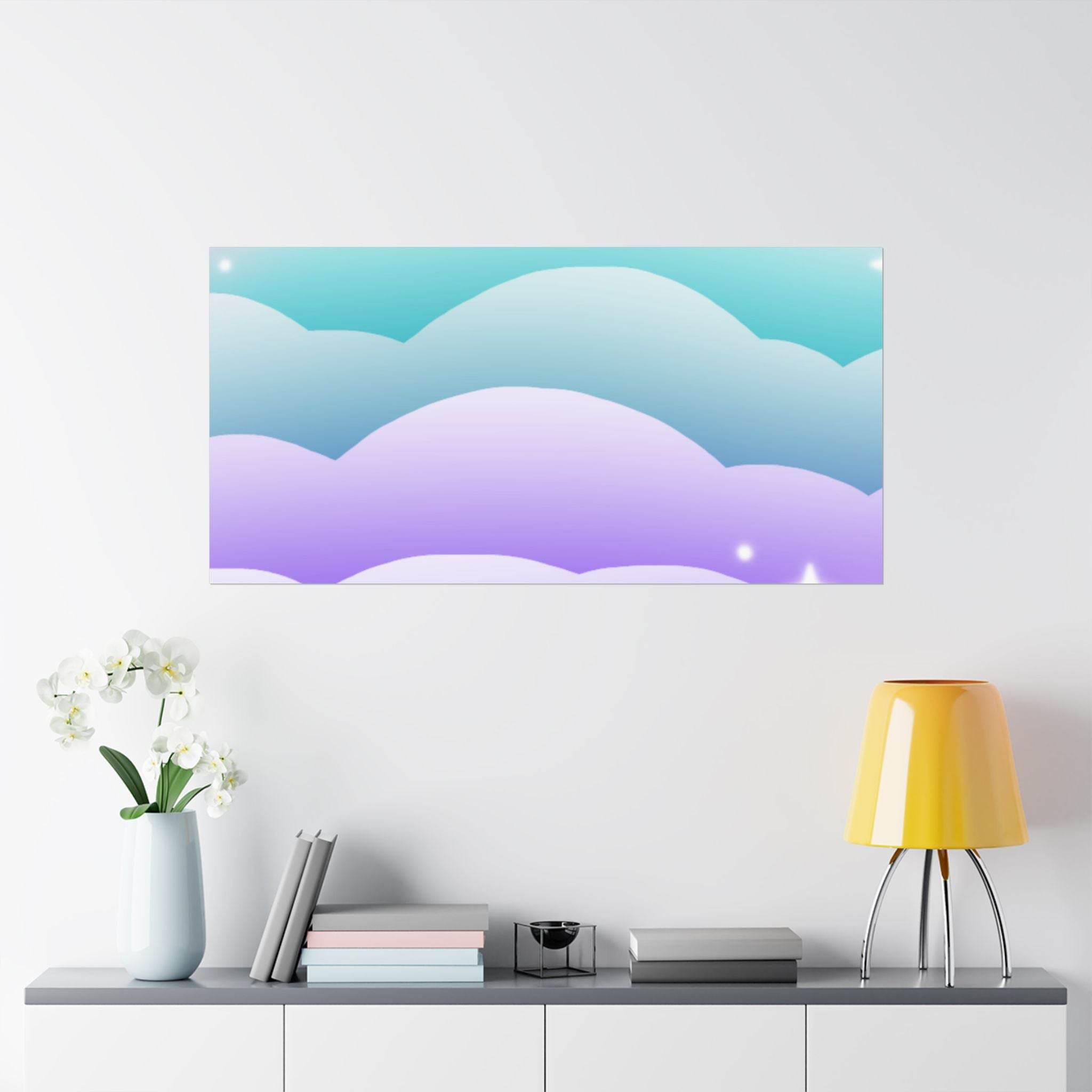 Cloudscape Matte Horizontal Posters - Esmeralda Ecostore