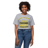 True Crime Shows Addiction Unisex HD Cotton™ T-Shirt - Esmeralda Ecostore