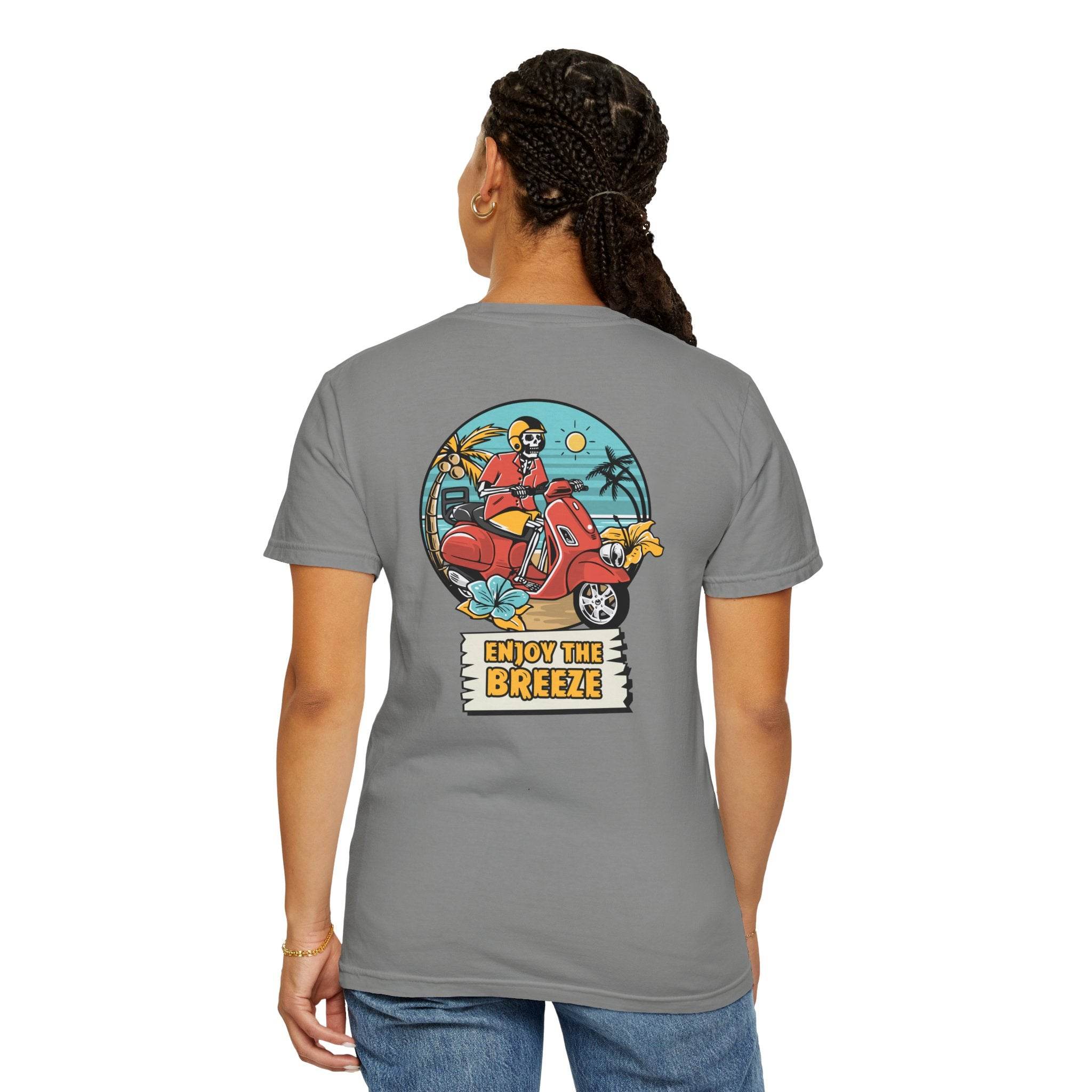 Enjoy The Breeze Unisex Garment-Dyed T-Shirt - Esmeralda Ecostore