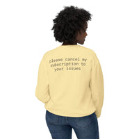 Funny Unisex Lightweight Crewneck Sweatshirt