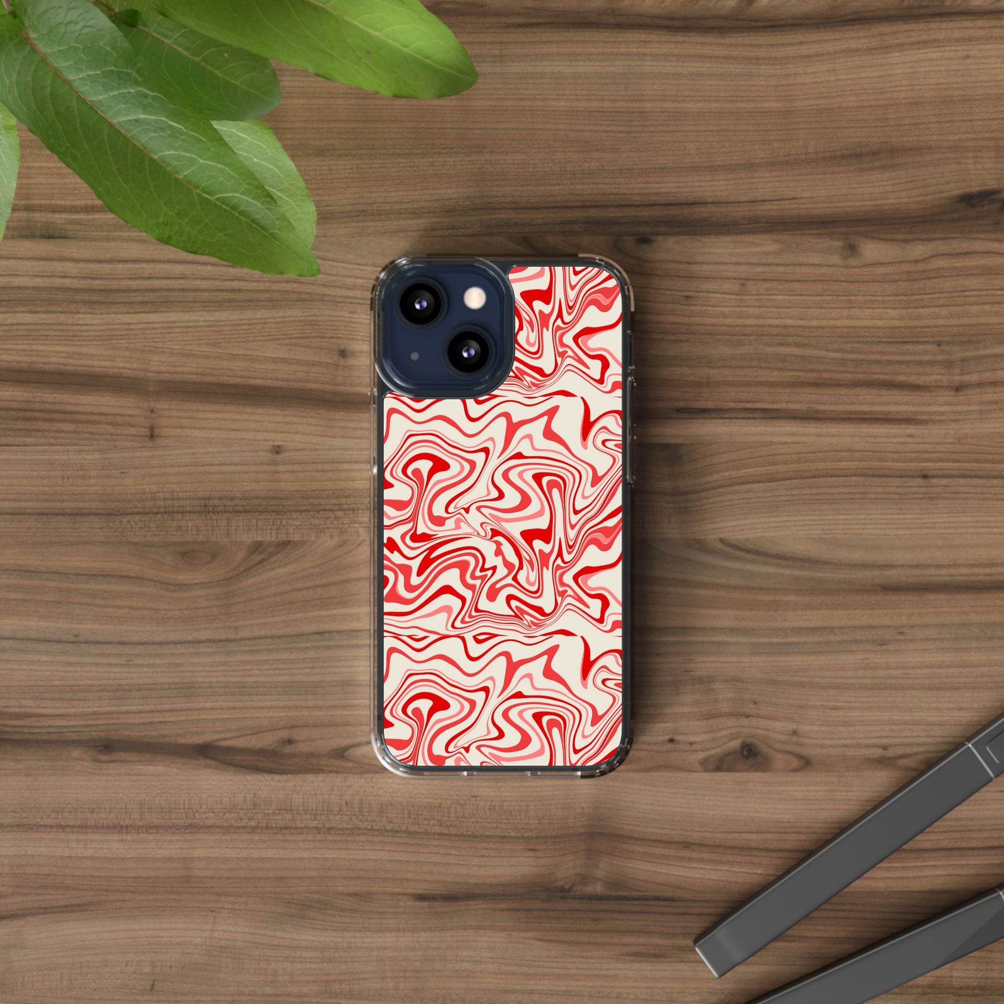 Lava Flow Sustainable Phone Clear Cases - Esmeralda Ecostore