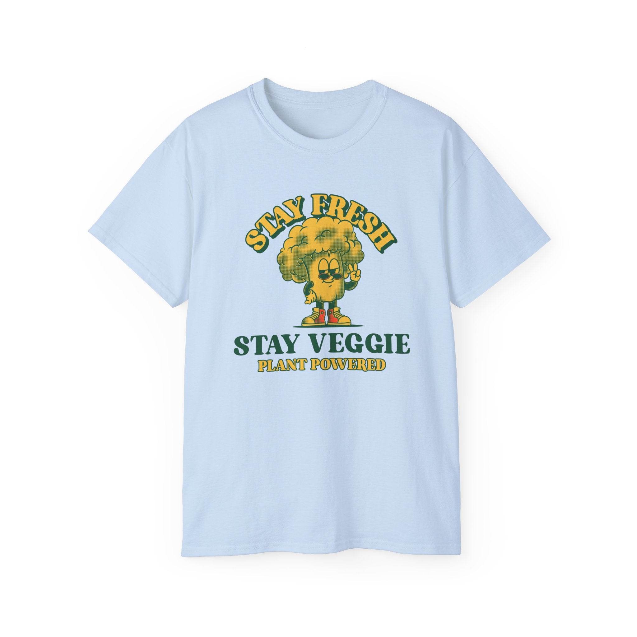 Stay Veggie Unisex Ultra Cotton Tee - Esmeralda Ecostore