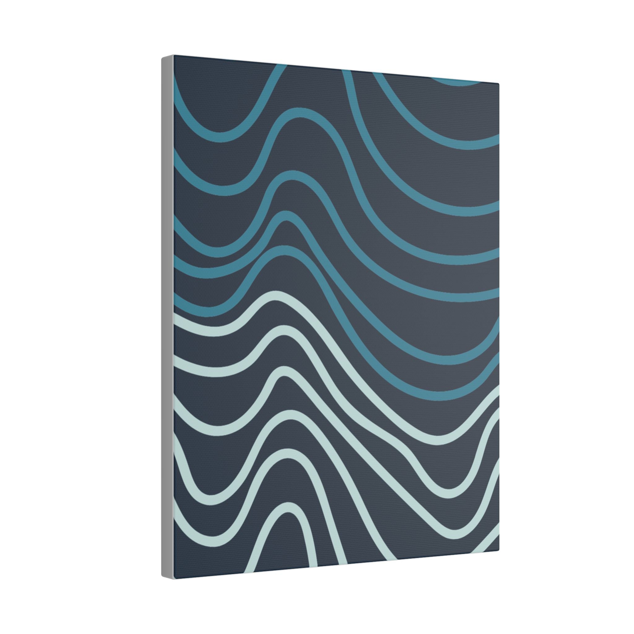 Wiggle Waves Matte Canvas