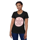 With Love Women's Organic Short Sleeve T-Shirt - Esmeralda Ecostore
