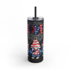 Love America Maars Maker Skinny Matte Tumbler