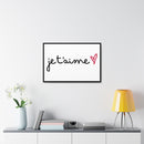 Je t'aime Gallery Canvas Wraps