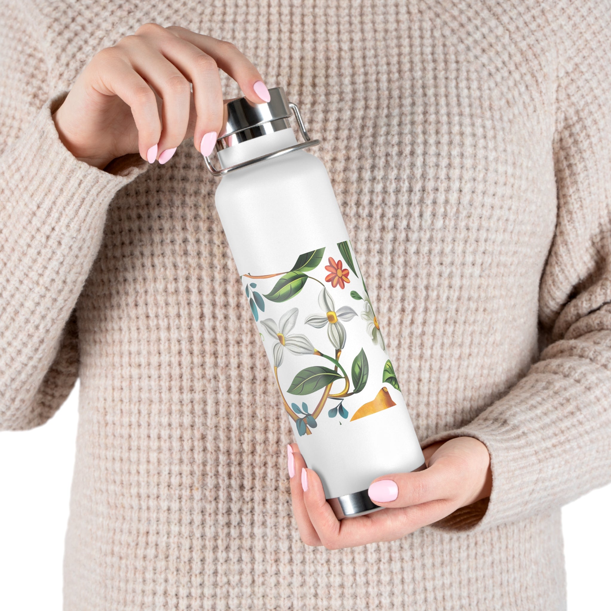 Citrus Bloom Copper Vacuum Insulated Bottle