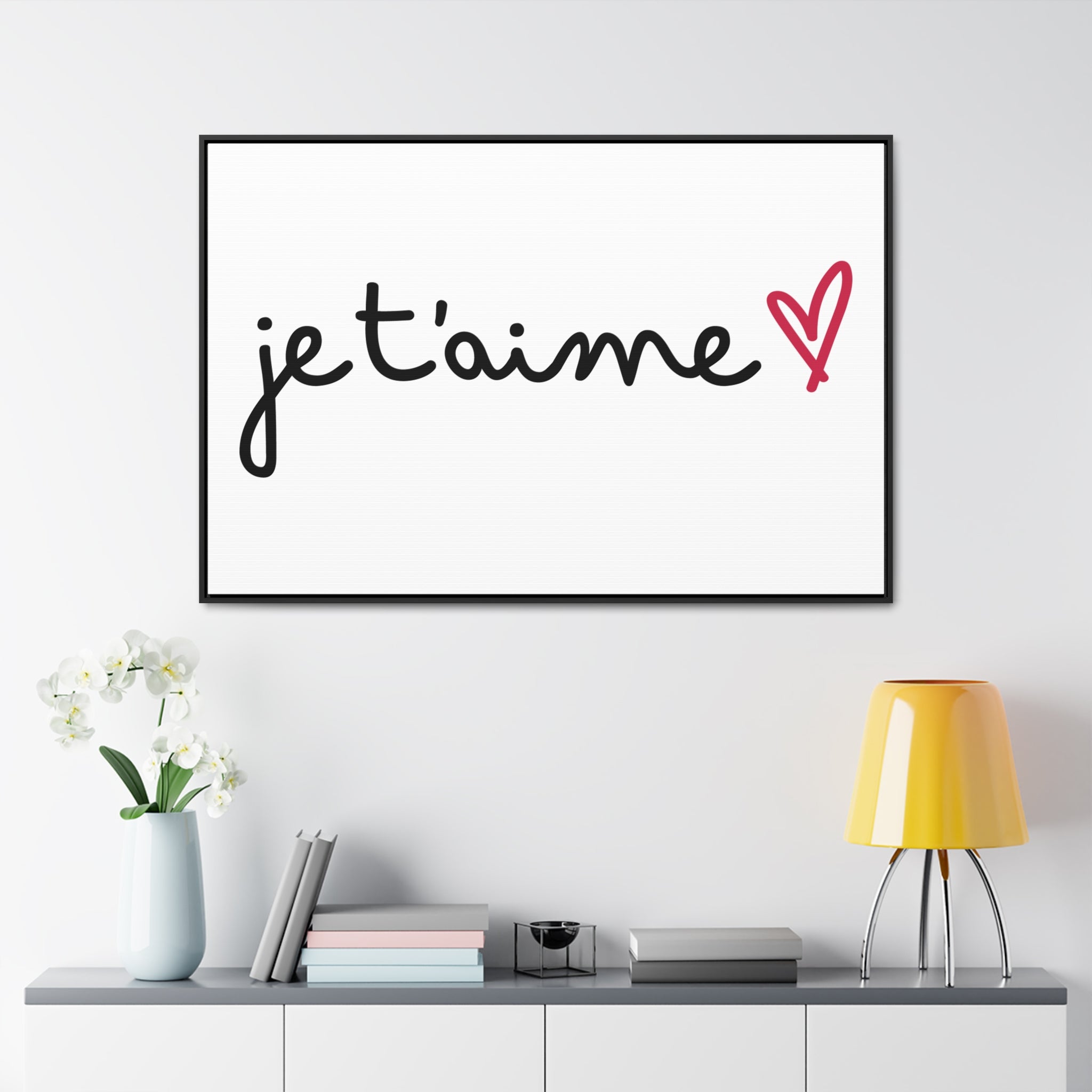 Je t'aime Gallery Canvas Wraps