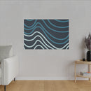 Wiggle Waves Matte Canvas