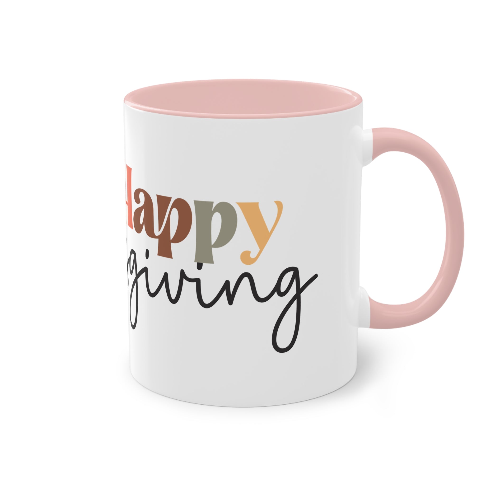 Happy Thanksgiving Two - Tone Coffee Mug