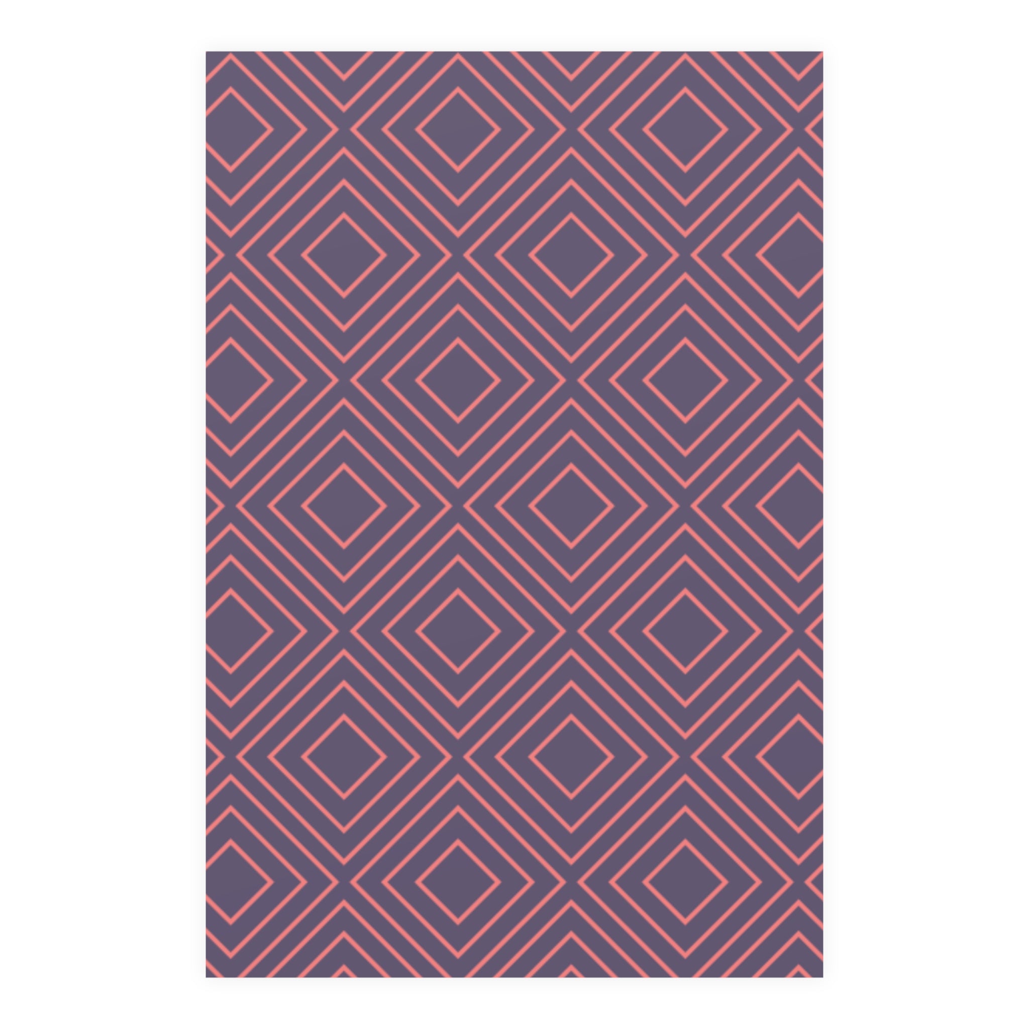 Optical Grid Matte Paper Poster