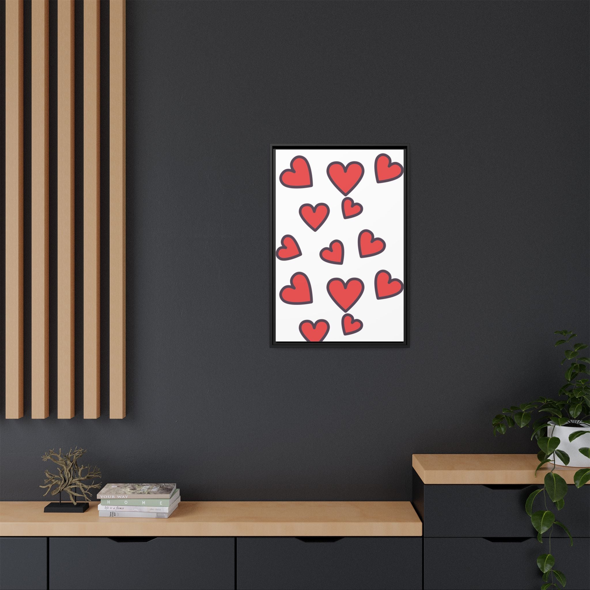 Heartbeat Matte Canvas