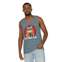 Catbuster Unisex Garment-Dyed Tank Top - Esmeralda Ecostore