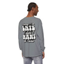 Sarcastic Unisex Garment-Dyed Long Sleeve T-Shirt - Esmeralda Ecostore
