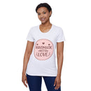 With Love Women's Organic Short Sleeve T-Shirt - Esmeralda Ecostore